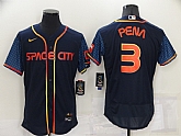 Astros 3 Jeremy Pena Navy Nike 2022 City Connect Flexbase Jerseys,baseball caps,new era cap wholesale,wholesale hats